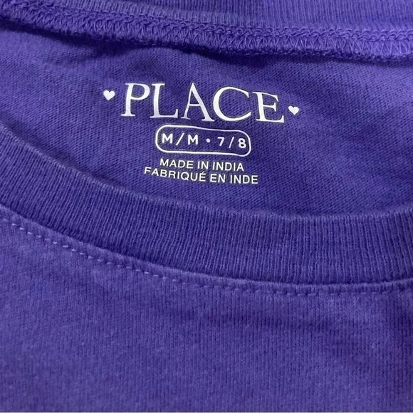 The Children’s Place Girl’s Graphic T-shirt Top “Legit Mama’s Girl” Purple Sz. M - Picture 2 of 5